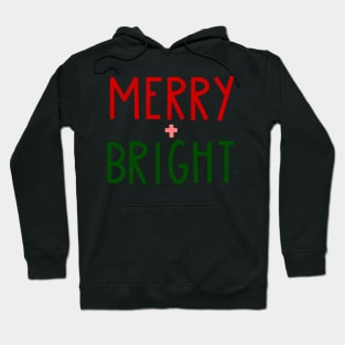 Multicolor Merry and Bright Hoodie